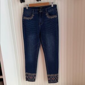 Desigual Denim Rois Embroidered Jeans